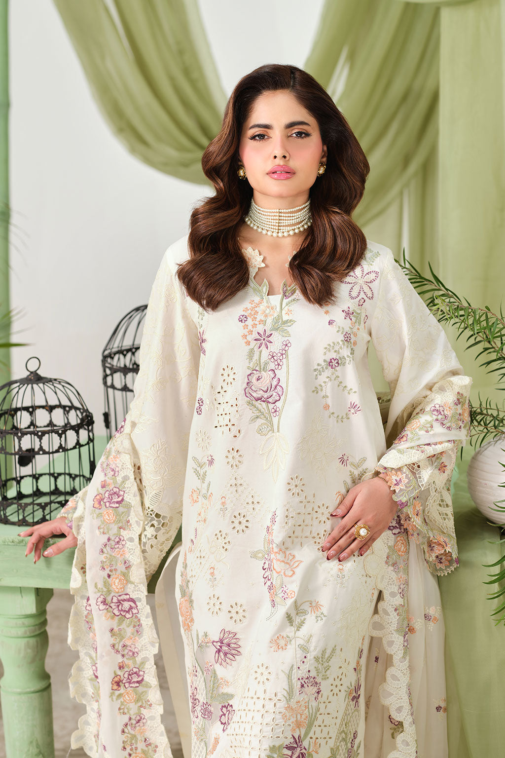 Ramsha | Riwayat Lawn Collection | Y-1501, image 4