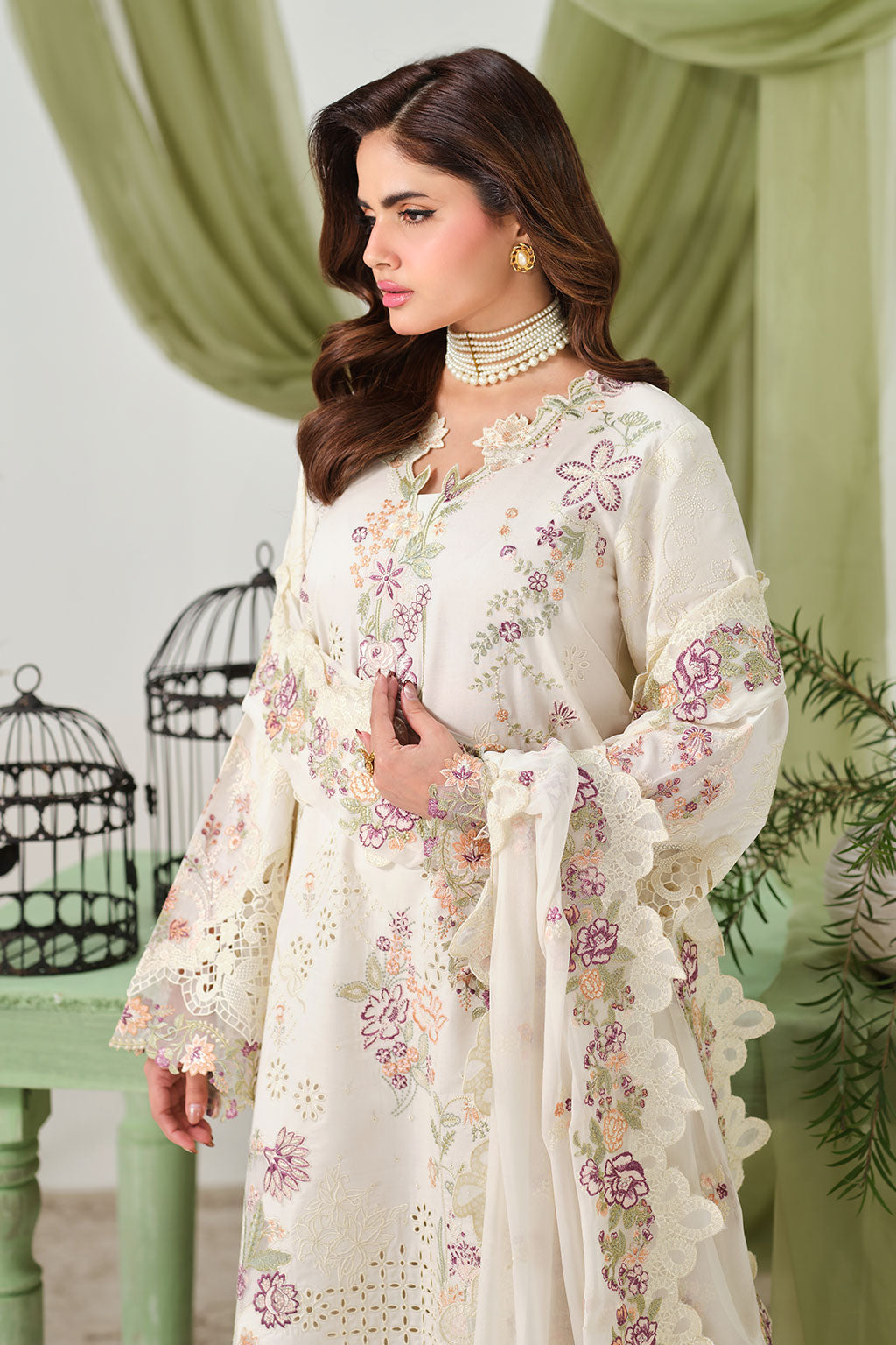 Ramsha | Riwayat Lawn Collection | Y-1501, image 3