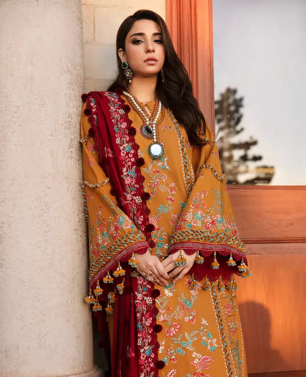 Republic Womenswear | Noemei Luxury Shawl 23 | NWU23-D2-B by Designer Republic Womenswear - House of Maryam - Pakistani Designer Ethnic Wear in {{ shop.shopifyCountryName }}