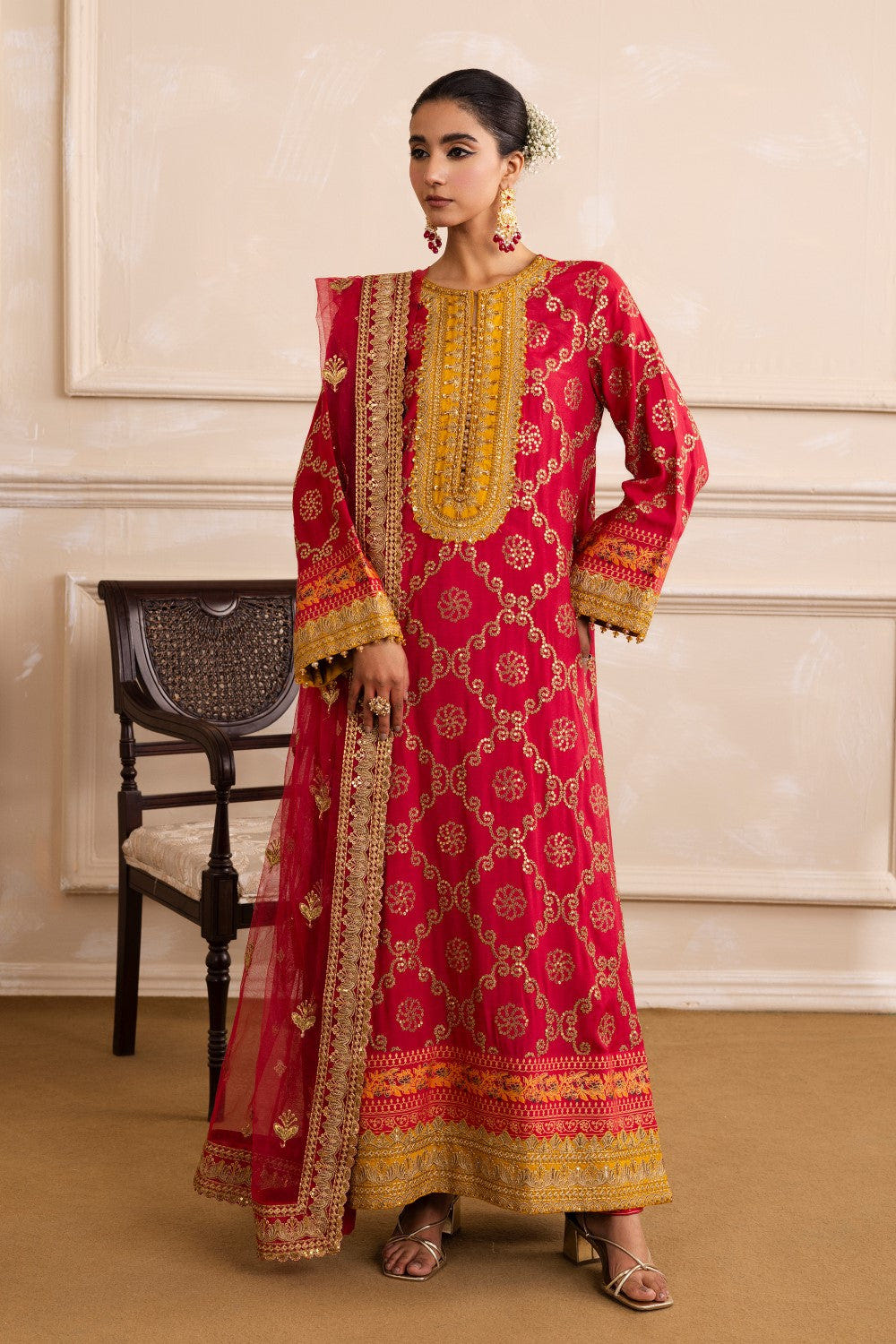 Maryum N Maria | Izara Formals | ROHA - MW40036 -  Maryum N Maria Ladies Clothes - Original Designer Dress - House of Maryam