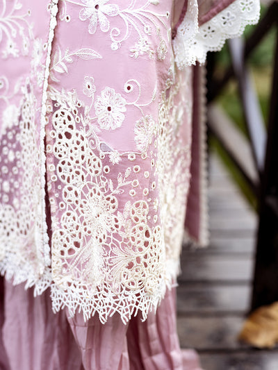 Roheenaz | Dahlia Embroidered Lawn 24 | Lily -  Roheenaz Luxury - Original Designer Dress - House of Maryam