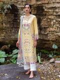 Roheenaz | Dahlia Embroidered Lawn 24 | Daffodil -  Roheenaz Luxury -  House of Maryam