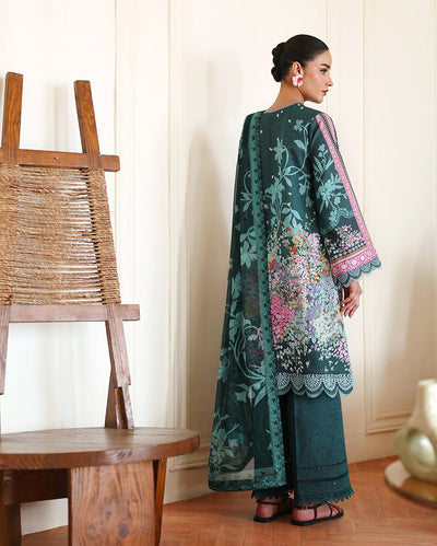 Roheenaz | Eclat Garden Printed Lawn | Buttercup Bloom-Brand:Roheenaz-Type:Ladies Clothes-Sage Green-Lawn-House of Maryam- Buy in UK, USA