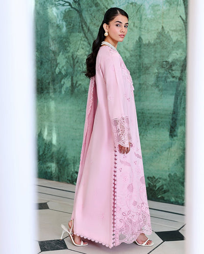 Roheenaz | Veil of Summer Chikankari | Aurora Light-Brand:Roheenaz-Type:Ladies Clothes-Pink-Lawn-House of Maryam- Buy in UK, USA