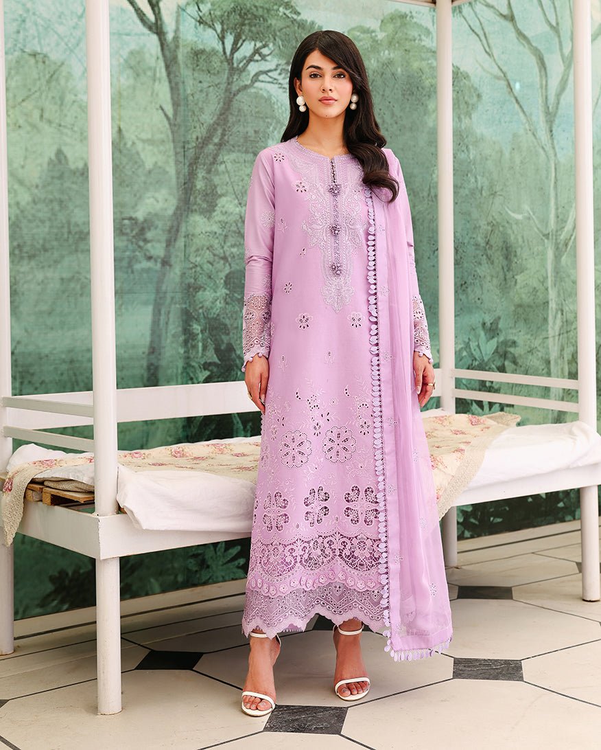 Roheenaz | Veil of Summer Chikankari | Petal Royale-Brand:Roheenaz-Type:Ladies Clothes-Soft Pink-Lawn-House of Maryam- Buy in UK, USA