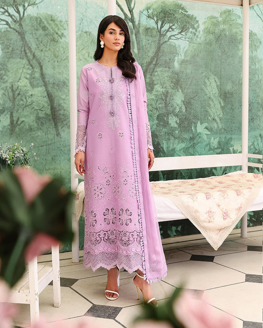 Roheenaz | Veil of Summer Chikankari | Petal Royale-Brand:Roheenaz-Type:Ladies Clothes-Soft Pink-Lawn-House of Maryam- Buy in UK, USA