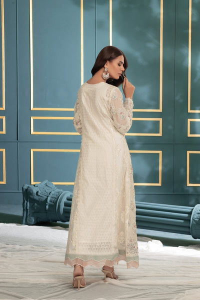 Panache | Pret | Roseate Elegance (Off White) -  Panache By Mona  - Original Designer Dress - House of Maryam