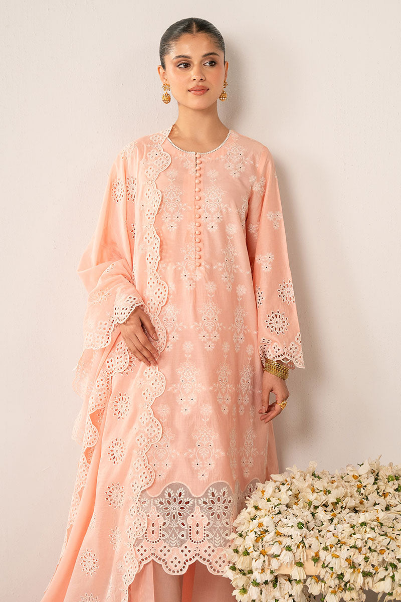 Cross Stitch | Exclusive Pret | Plush Peach-3PC (Shirt,Trouser & Dupatta)-3