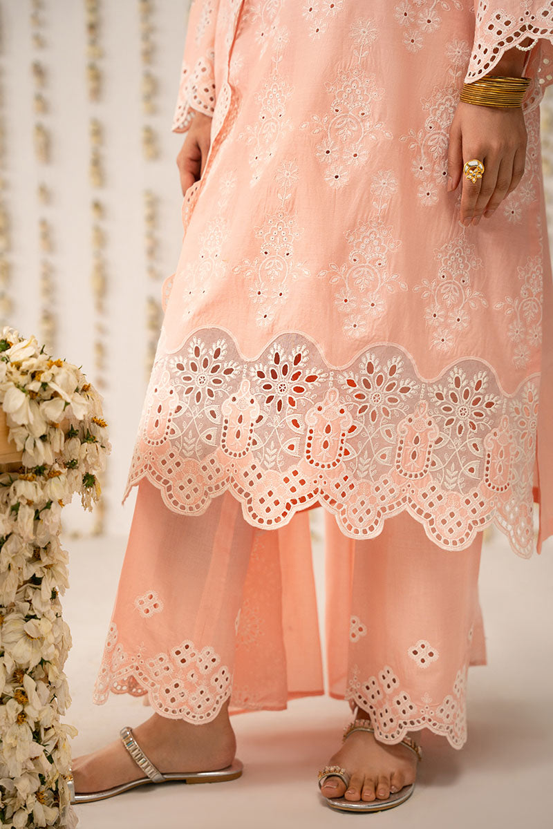 Cross Stitch | Exclusive Pret | Plush Peach-3PC (Shirt,Trouser & Dupatta)-2