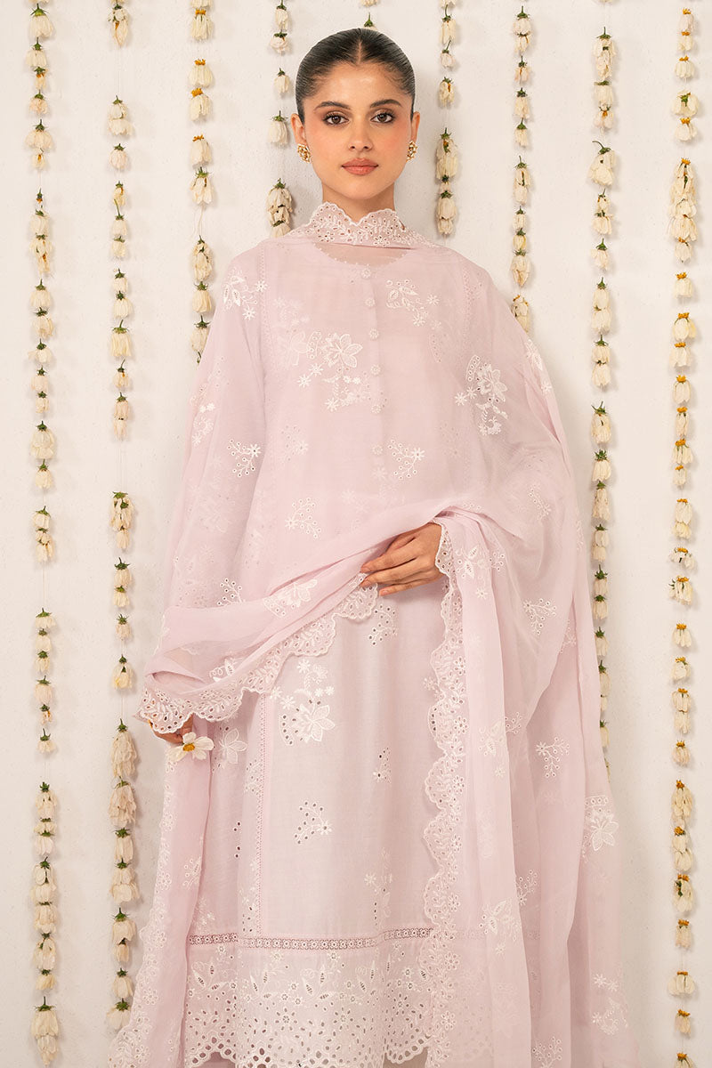 Cross Stitch | Exclusive Pret | Lilac Bloom-2PC (Shirt & Dupatta)-3
