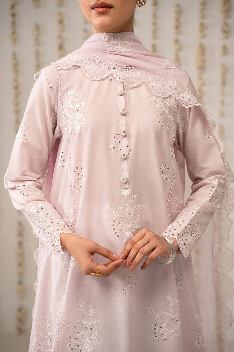 Cross Stitch | Exclusive Pret | Lilac Bloom-2PC (Shirt & Dupatta), image 2