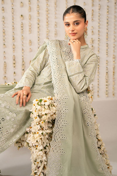 Cross Stitch | Exclusive Pret | Lush Green-3PC (Shirt,Trouser & Dupatta)