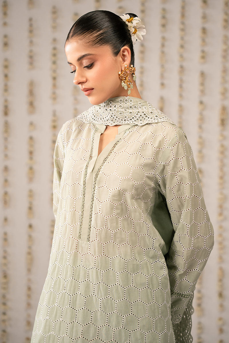 Cross Stitch | Exclusive Pret | Lush Green-3PC (Shirt,Trouser & Dupatta), image 5
