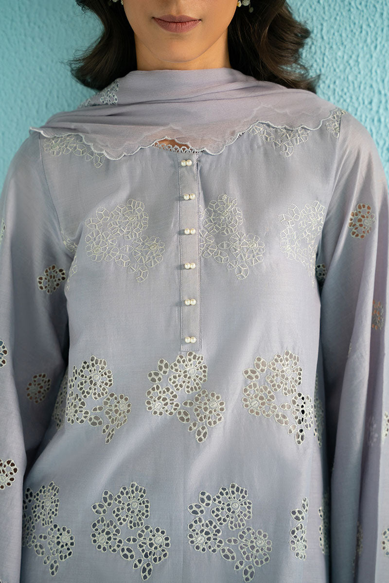 Cross Stitch | Exclusive Pret | Silver Granite-3PC (Shirt, Trouser & Dupatta), image 2