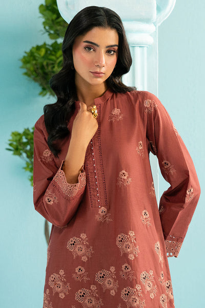 Cross Stitch | Exclusive Pret | Tangerine Flora-2PC (Shirt & Trouser)