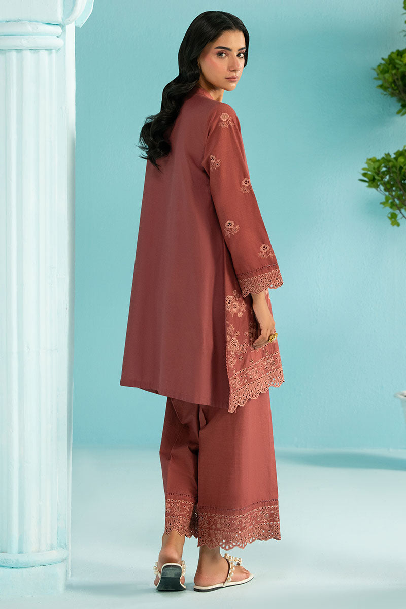 Cross Stitch | Exclusive Pret | Tangerine Flora-2PC (Shirt & Trouser)-5
