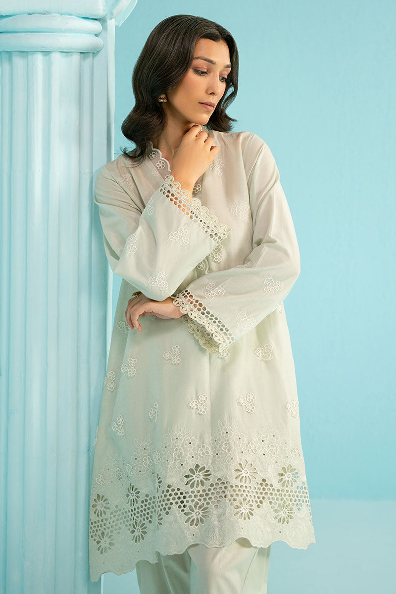 Cross Stitch | Exclusive Pret | Mint Mist-2PC (Shirt & Trouser), image 3
