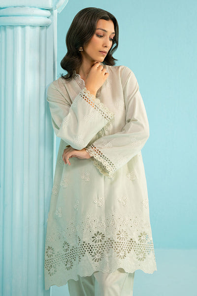 Cross Stitch | Exclusive Pret | Mint Mist-2PC (Shirt & Trouser)