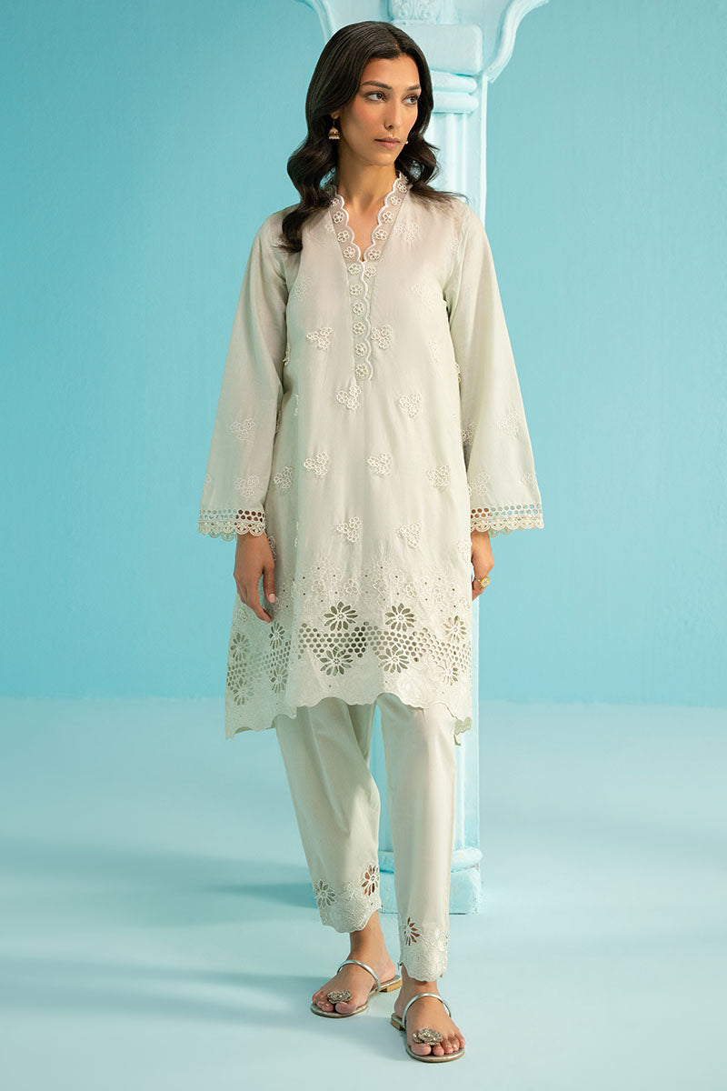 Cross Stitch | Exclusive Pret | Mint Mist-2PC (Shirt & Trouser)