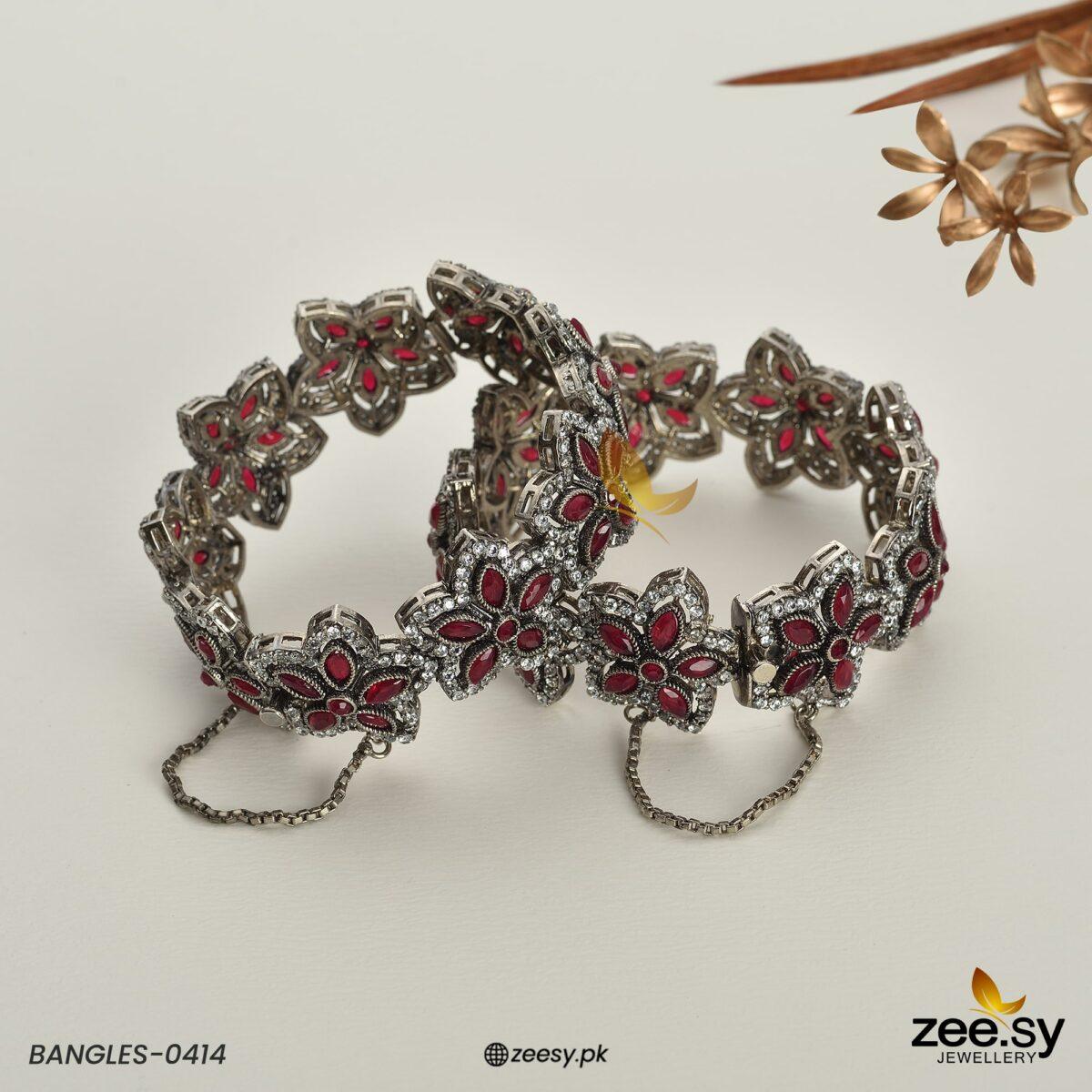 Bangles-0414 -  Zeesy Bangles - Original Designer Dress - House of Maryam