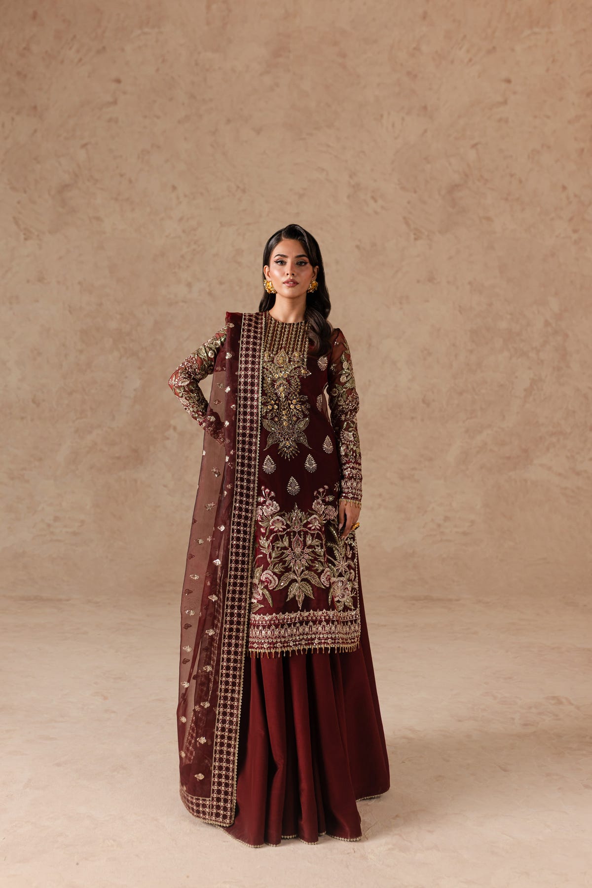 Imran Ramzan | Chèrie | Ruby Dream -  Imran Ramzan Clothing - Original Designer Dress - House of Maryam