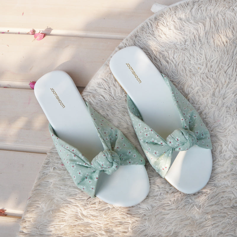 Garden Bow Slides by House of Maryam - House of Maryam