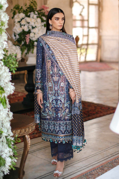Sana Safinaz | Luxury Collection | S221-008B-CP -  Sana Safinaz Ladies Clothes - Original Designer Dress - House of Maryam