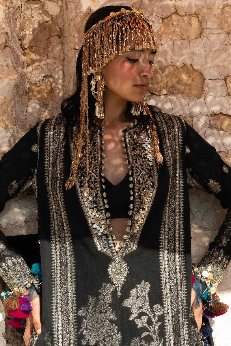 Sana Safinaz | Winter Luxury 23 | S231-001A-DF -  Sana Safinaz Luxury -  House of Maryam