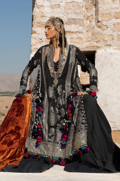 Sana Safinaz | Winter Luxury 23 | S231-001A-DF -  Sana Safinaz Luxury - Original Designer Dress - House of Maryam