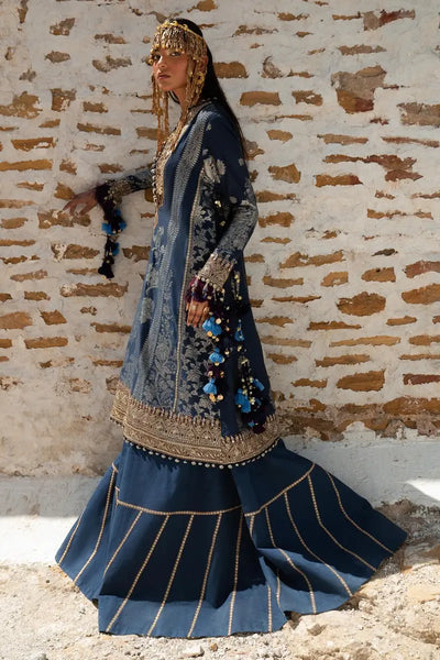 Sana Safinaz | Winter Luxury 23 | S231-001B-DF -  Sana Safinaz Luxury - Original Designer Dress - House of Maryam