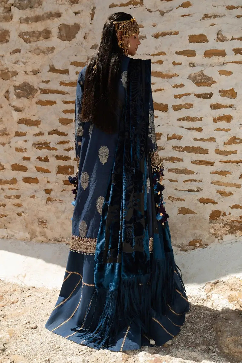Sana Safinaz | Winter Luxury 23 | S231-001B-DF -  Sana Safinaz Luxury - Original Designer Dress - House of Maryam