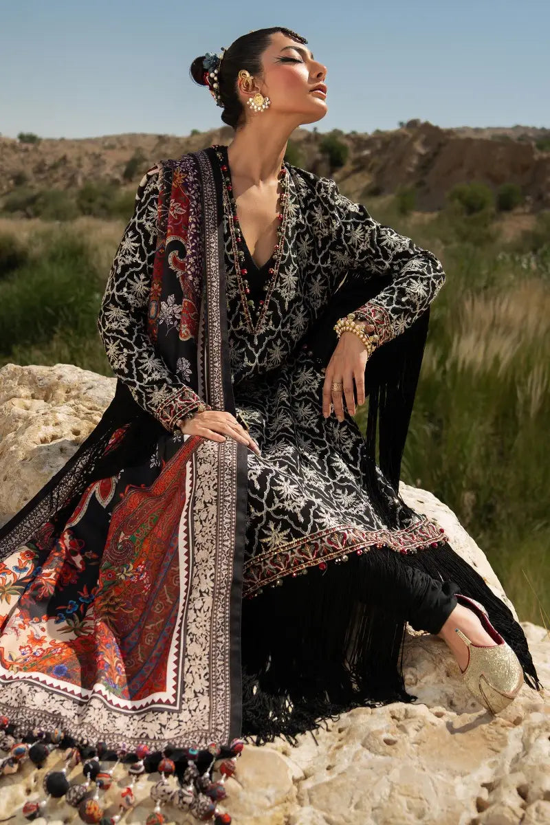 Sana Safinaz | Winter Luxury 23 | S231-002A-CP -  Sana Safinaz Luxury - Original Designer Dress - House of Maryam