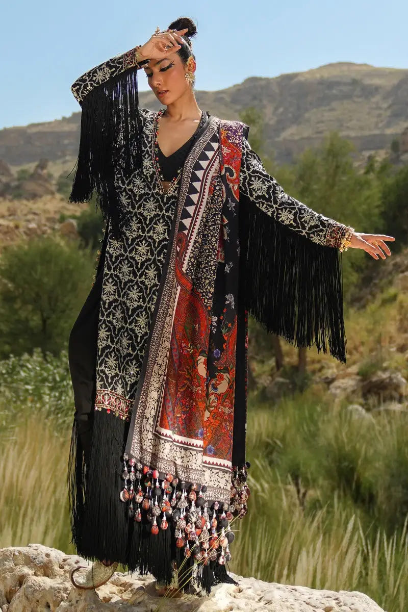 Sana Safinaz | Winter Luxury 23 | S231-002A-CP -  Sana Safinaz Luxury - Original Designer Dress - House of Maryam
