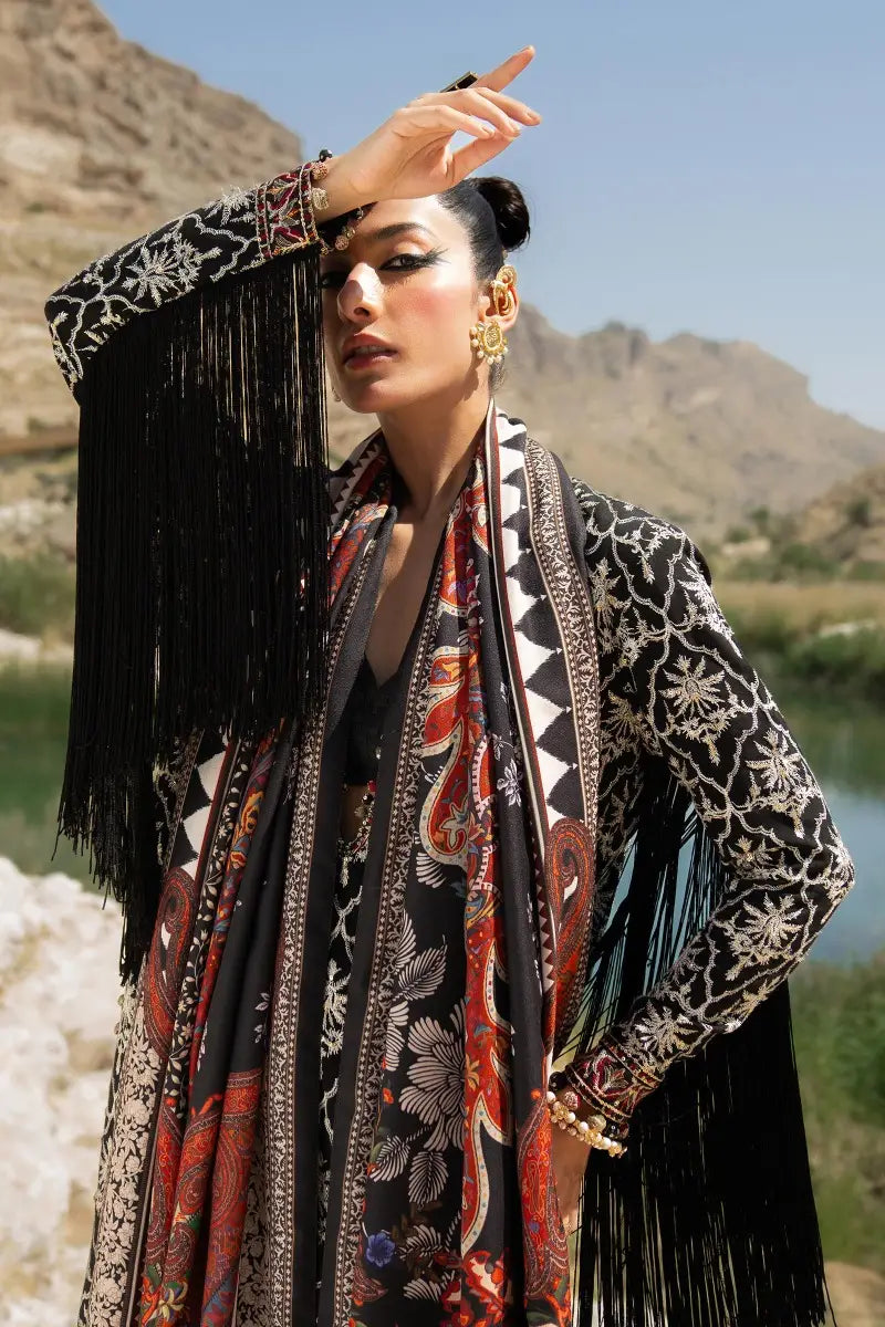 Sana Safinaz | Winter Luxury 23 | S231-002A-CP -  Sana Safinaz Luxury - Original Designer Dress - House of Maryam