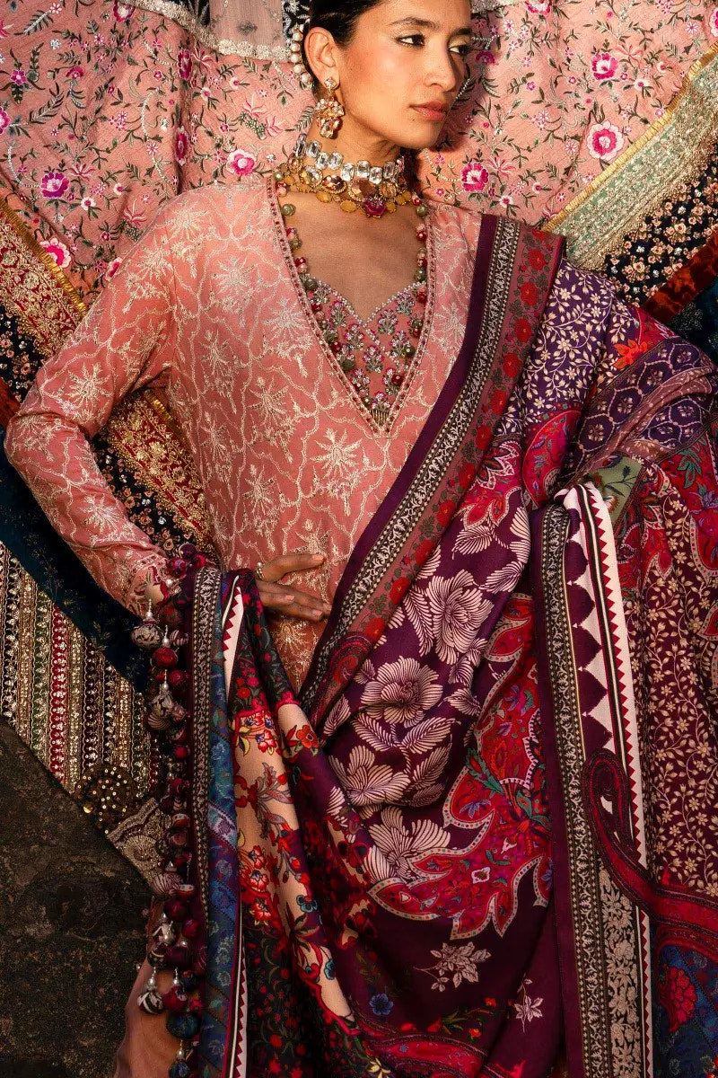 Sana Safinaz | Winter Luxury 23 | S231-002B-CP -  Sana Safinaz Luxury - Original Designer Dress - House of Maryam