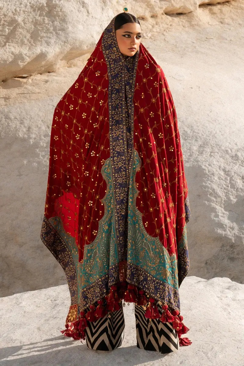 Sana Safinaz | Winter Luxury 23 | S231-003A-CP -  Sana Safinaz Luxury -  House of Maryam