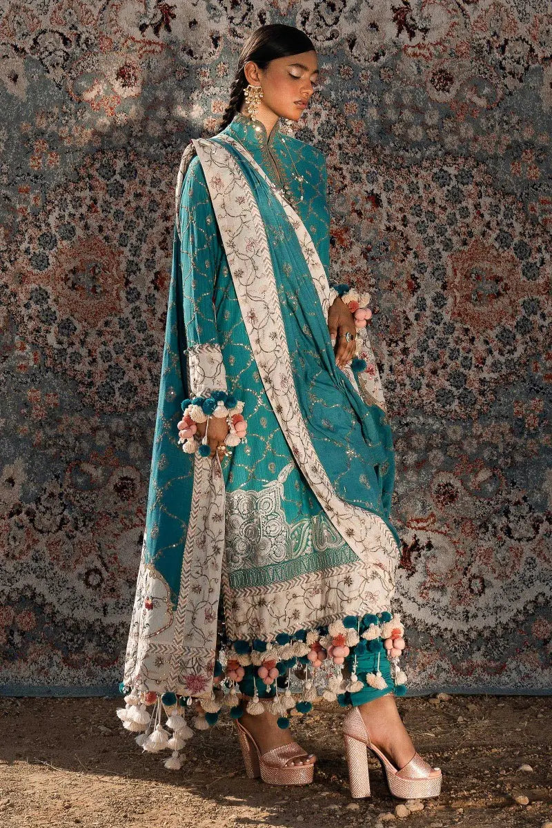 Sana Safinaz | Winter Luxury 23 | S231-005B-CP -  Sana Safinaz Luxury -  House of Maryam