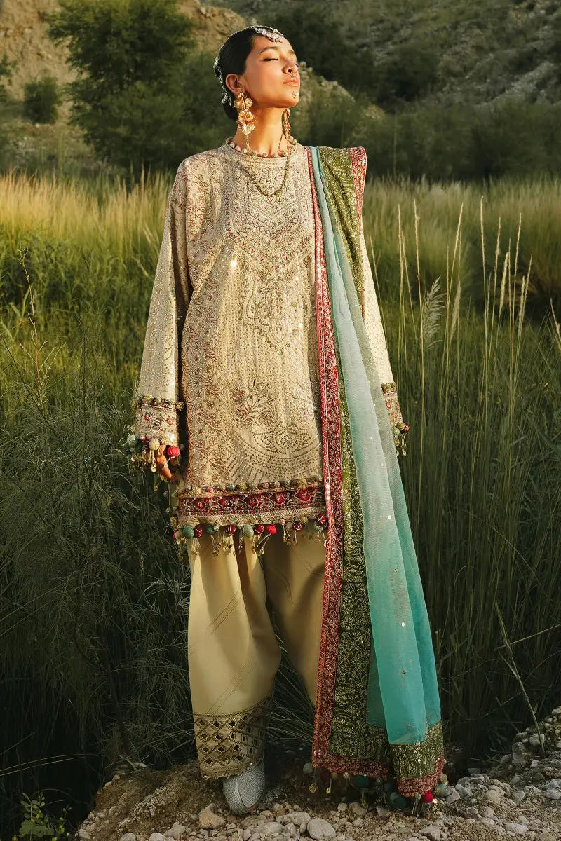 Sana Safinaz | Winter Luxury 23 | S231-006A-CV -  Sana Safinaz Luxury - Original Designer Dress - House of Maryam