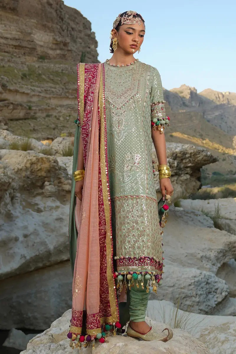 Sana Safinaz | Winter Luxury 23 | S231-006B-CV -  Sana Safinaz Luxury - Original Designer Dress - House of Maryam