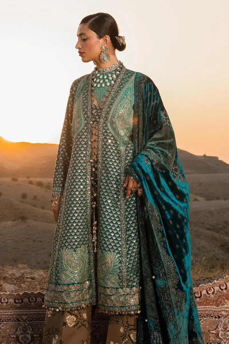 Sana Safinaz | Winter Luxury 23 | S231-007A-DE -  Sana Safinaz Luxury - Original Designer Dress - House of Maryam