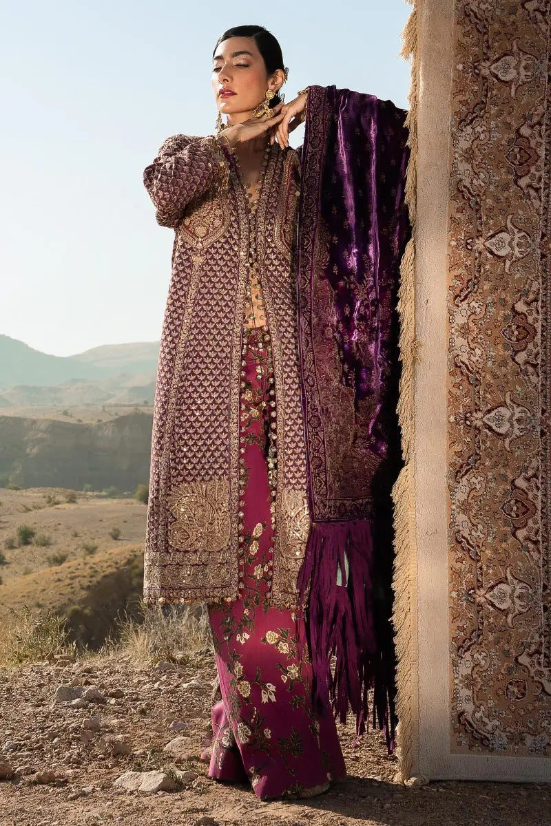 Sana Safinaz | Winter Luxury 23 | S231-007B-DE -  Sana Safinaz Luxury - Original Designer Dress - House of Maryam