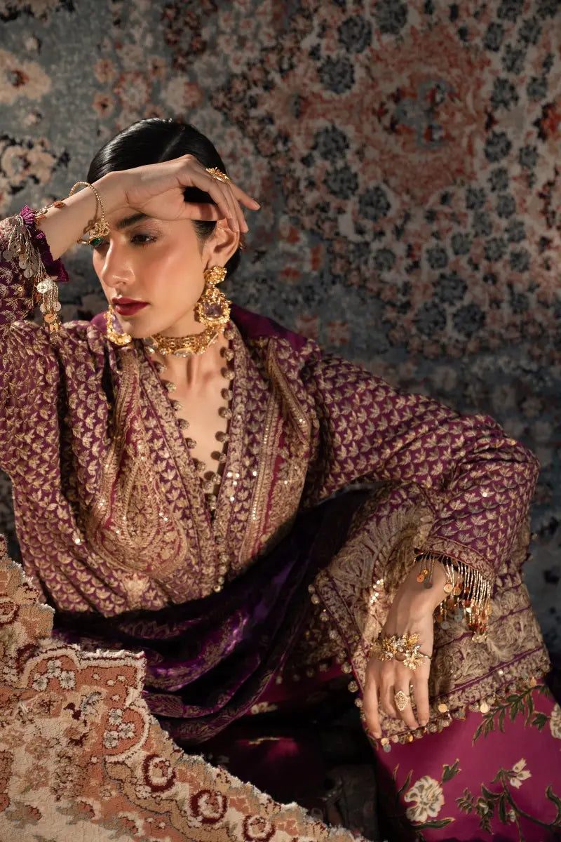 Sana Safinaz | Winter Luxury 23 | S231-007B-DE -  Sana Safinaz Luxury -  House of Maryam