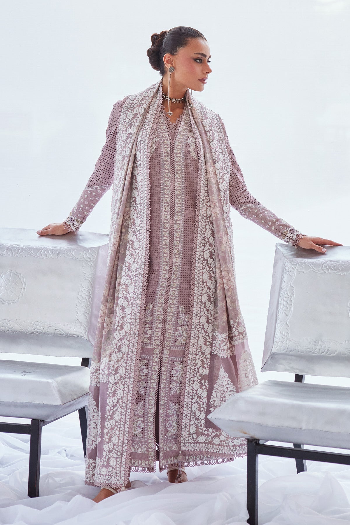 Saad Bin Shahzad | Depalpur Lawn '26 | Minha-Brand:Saad Bin Shahzad-Type: - House of Maryam- Buy in UK, USA