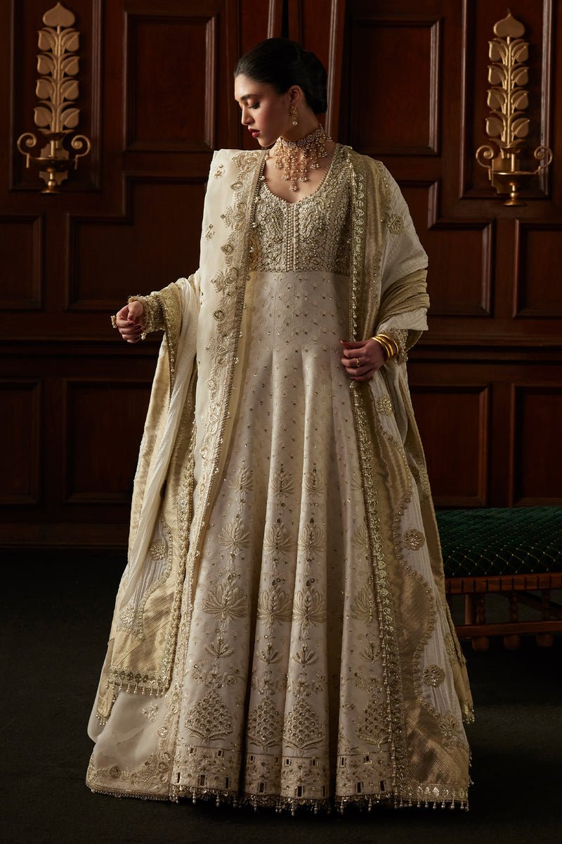 Saad Bin Shahzad | El Veneto Luxury Formals | OVIA-Brand:Saad Bin Shahzad-Type:Ladies Clothes-Off White - House of Maryam- Buy in UK, USA