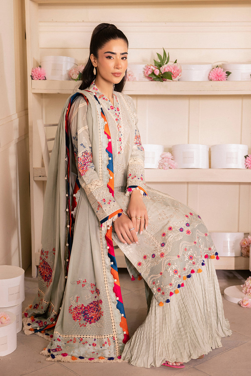 Saad Shaikh | LaAmour Luxury Lawn | Elara -  Saad Shaikh Luxury - Original Designer Dress - House of Maryam