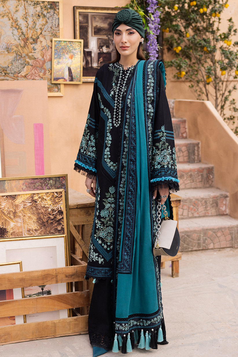 Saad Shaikh | LaAmour Luxury Lawn | Reh -  Saad Shaikh Luxury - Original Designer Dress - House of Maryam