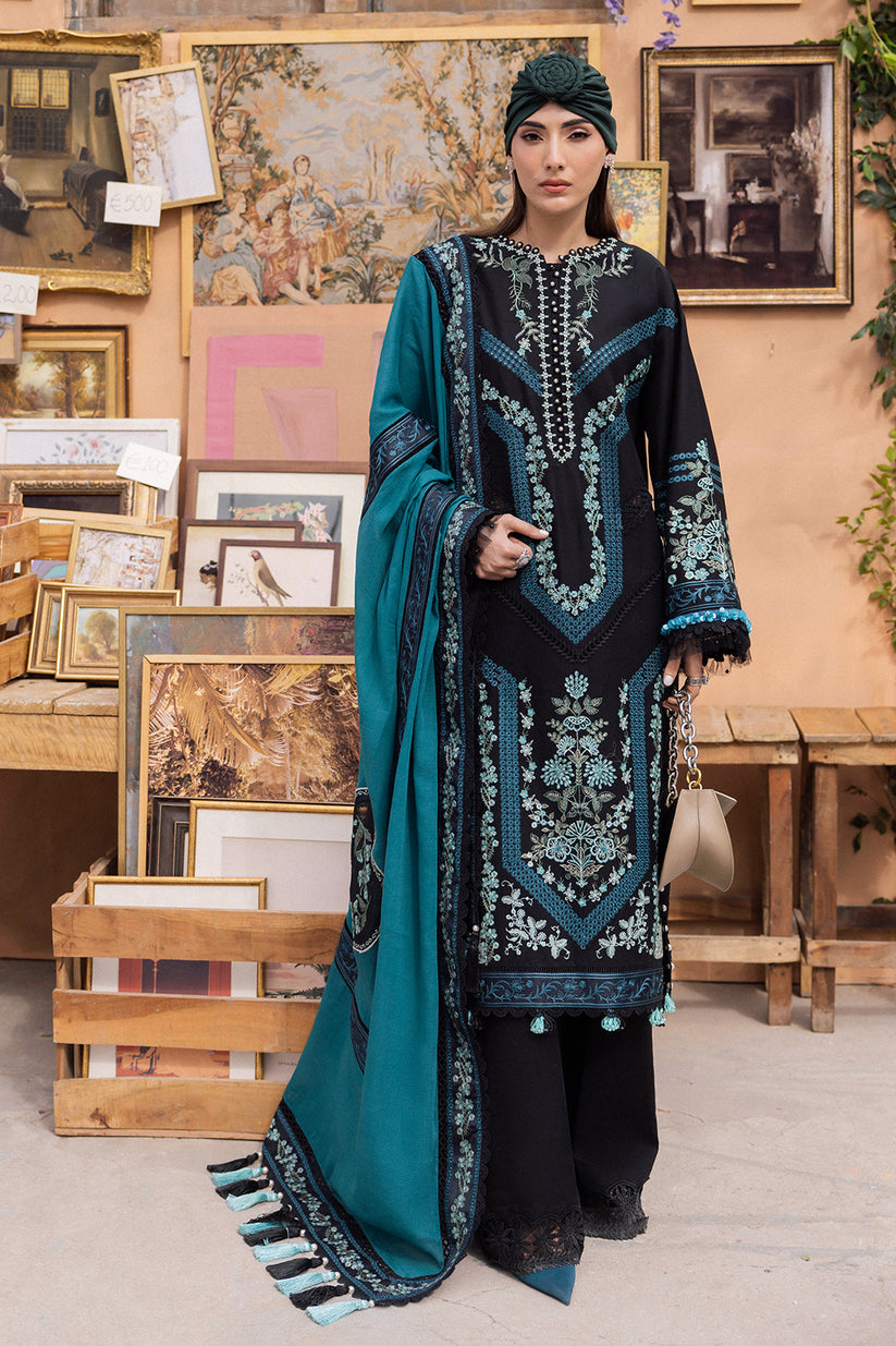 Saad Shaikh | LaAmour Luxury Lawn | Reh -  Saad Shaikh Luxury - Original Designer Dress - House of Maryam