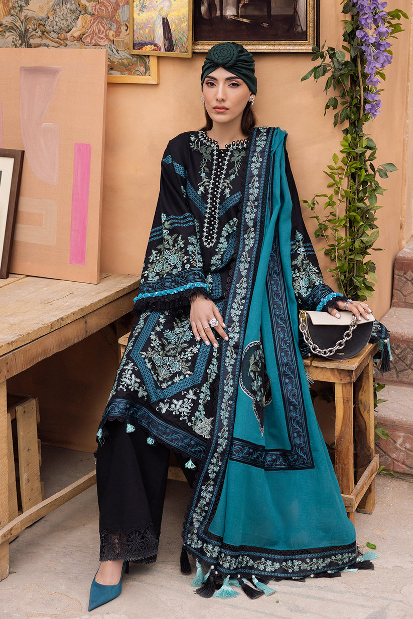 Saad Shaikh | LaAmour Luxury Lawn | Reh -  Saad Shaikh Luxury - Original Designer Dress - House of Maryam