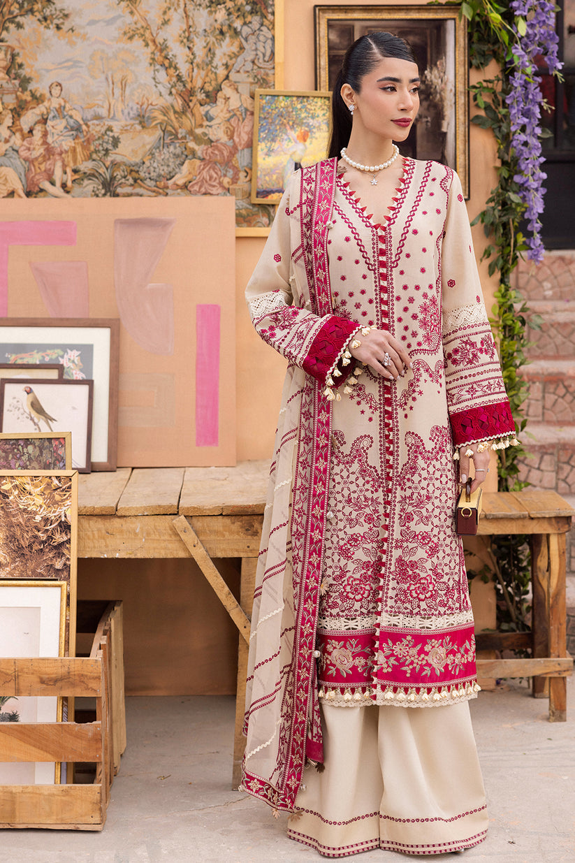 Saad Shaikh | LaAmour Luxury Lawn | Zena by Designer Saad Shaikh - House of Maryam - Pakistani Designer Ethnic Wear in {{ shop.shopifyCountryName }}