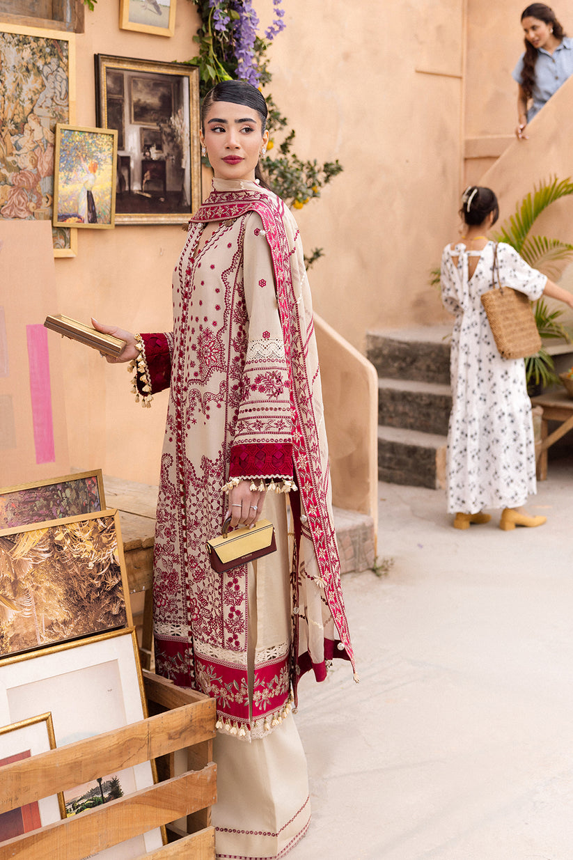 Saad Shaikh | LaAmour Luxury Lawn | Zena by Designer Saad Shaikh - House of Maryam - Pakistani Designer Ethnic Wear in {{ shop.shopifyCountryName }}